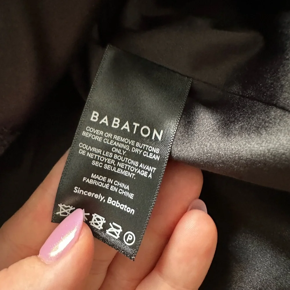 Aritzia Babaton Frances Black Blazer with Gold Buttons - Picture 6 of 8